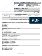 Test 01 Corrigé PDF