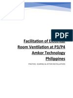 Facilitation of Electrical Room Ventilation at P3/P4 Amkor Technology Philippines