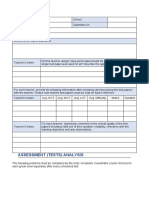 Assessment Analysis