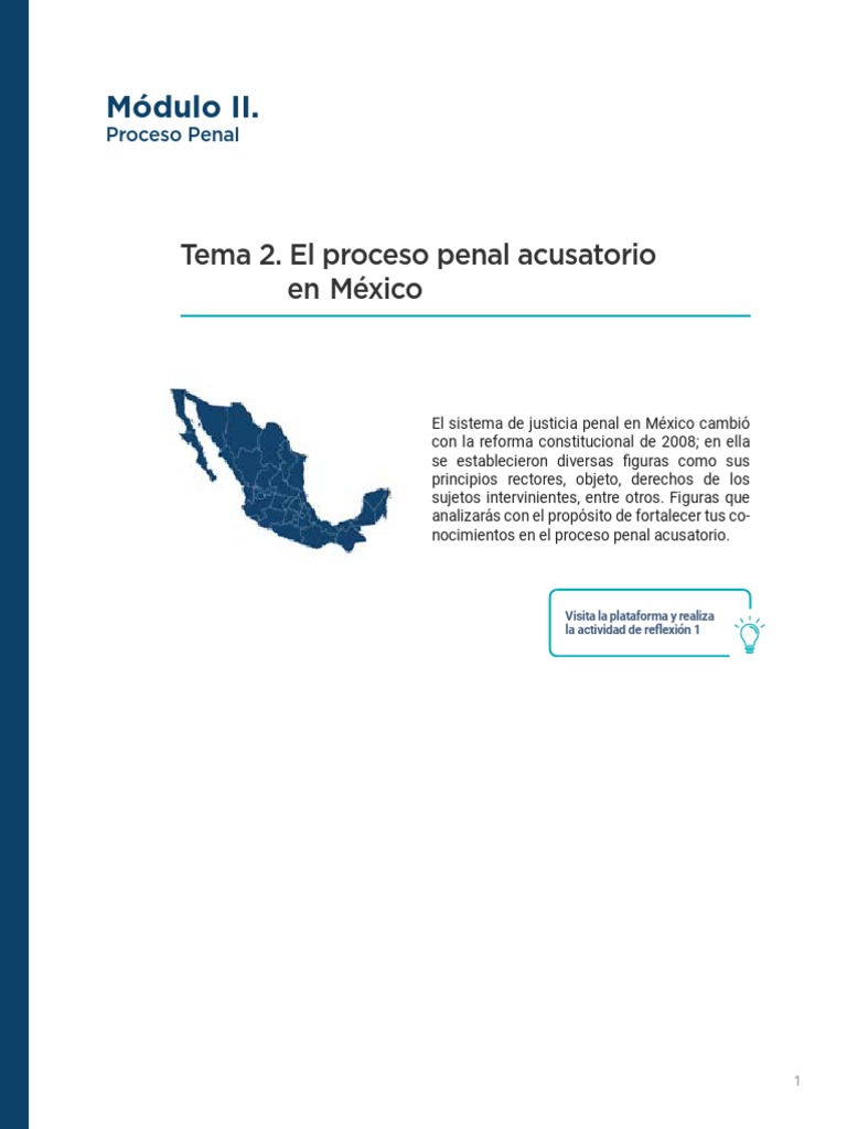 El sistema de justicia penal en México y los principios rectores del ...
