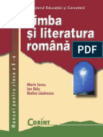 Limba Romana - Clasa 10 - Manual - Marin Iancu, Ion Balu