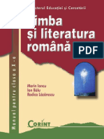 Limba Romana - Clasa 10 - Manual - Marin Iancu, Ion Balu PDF