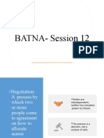 BATNA - Session 12