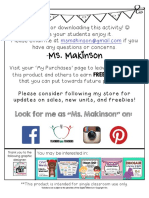 Look For Me As "Ms. Makinson" On