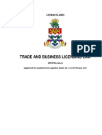 贸易和商业许可法 2019修订