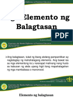 Week-12 Mga Elemento NG Balagtasan