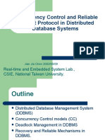 Concurrency Control and Reliable Commit Protocol in Distributed Database Systems