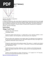 Download How to Calculate Catenary by atac101 SN48478821 doc pdf