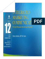 Integrated Marketing Communication 2: Promosi Penjualan Berorientasi Konsumen