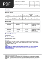 Condition: Technical Service Bulletin