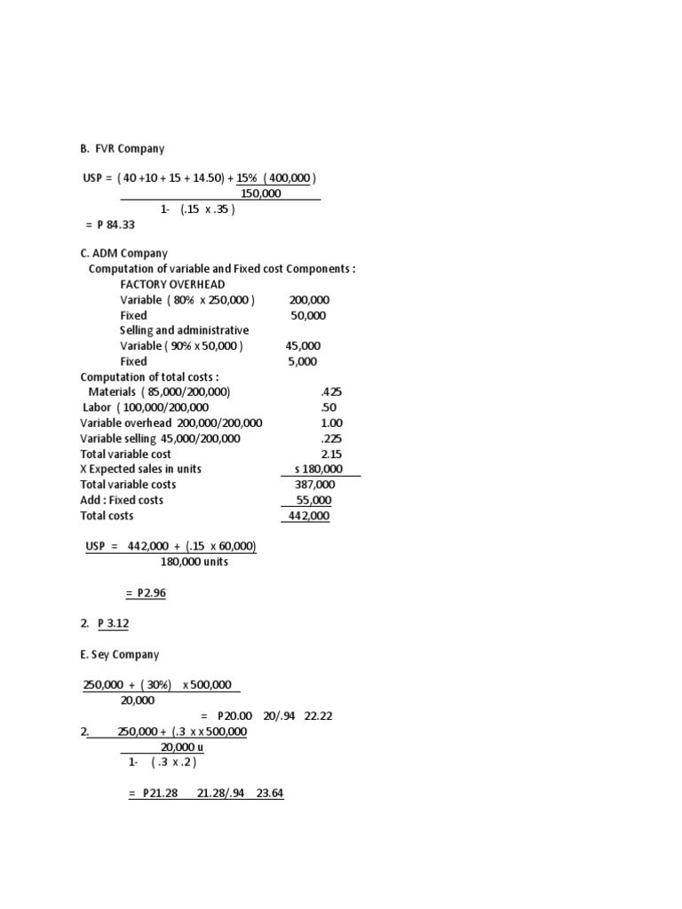 Cost Analysis and Pricing Strategies | PDF | Pricing | Business Economics