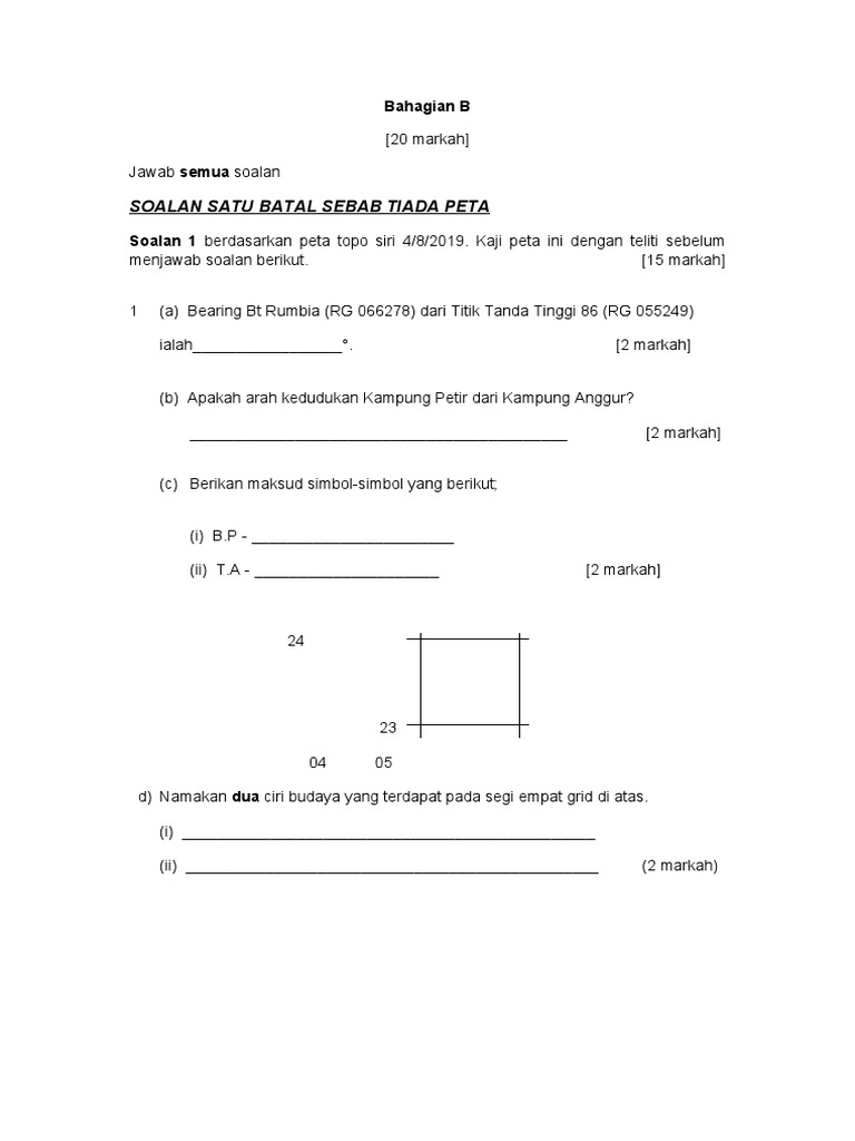 Trial Pt3 Bahagian B Geografi-1 EDIT | PDF