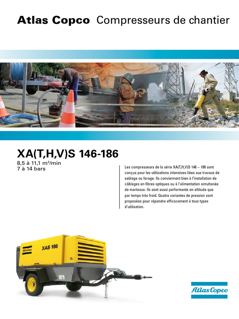 Manuel D Utilisation Compresseur Atlas Copco Pdf Compresseurs Atlas Copco 186 | PDF | Technologie des véhicules | Ingénierie  mécanique