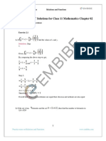 CBSE NCERT Solutions For Class 11 Mathematics Chapter 02: Back of Chapter Questions