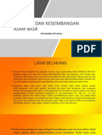 Respirasi Dan Keseimbangan Asam Basa: Cici Valiani, Sst.,M.Kes