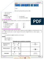 Cours - Technologie Les Fonctions Logiques de Base - 1ère AS (2010-2011) MR Sami Soudani PDF