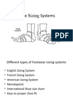 3 Shoe Sizing Systems