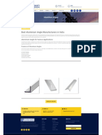 Aluminium Angle For Various Applications