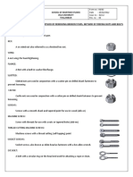 Types of Nuts, Bolts & Studs - Method of Removing Broken Studs, Method of Freeing Nuts and Bolts Aim