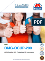 OMG-OCUP-200: OMG-Certified UML Professional (R) Intermediate