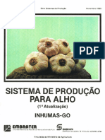 Sid Documentos 268 Sistema de Producao para Alho 1 Atualizacao Inhumas Go Cdu 635 262 PDF