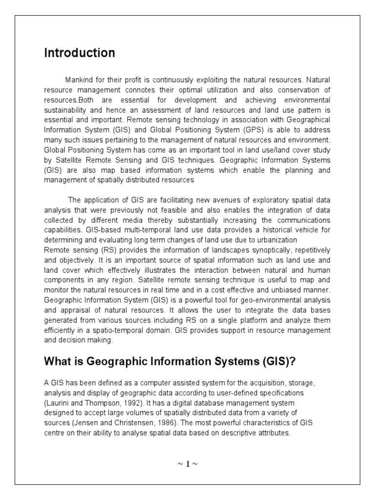 GIS and Land Evaluation for Resource Management | PDF | Geographic ...