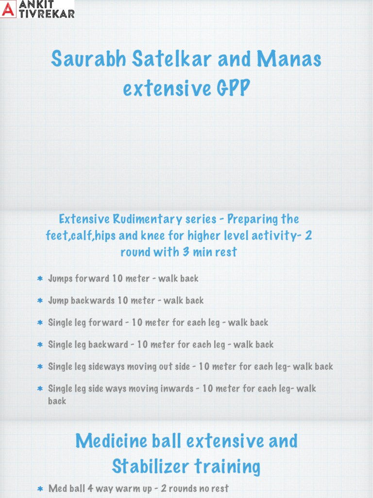 Saurabh Satelkar and Manas Extensive GPP | PDF
