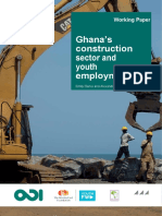 Title Ghana's Construction Sector and Youth Employment: Subtitle