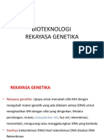 Bioteknologi Rekaayasa Genetika