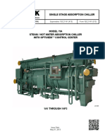 Single Stage Absorption Chiller: Installation Manual