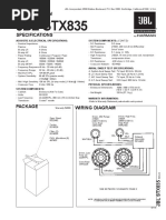 JBL Stx835: Technical Manual