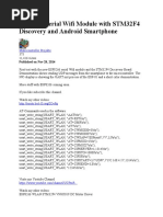ESP8266 Serial Wifi Module With STM32F4 Discovery and Android Smartphone
