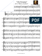 Alla Hornpipe Musica Acuatica Haendel Flauta Dulce PDF