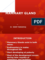 Mammary Gland: DR Iram Tassaduq