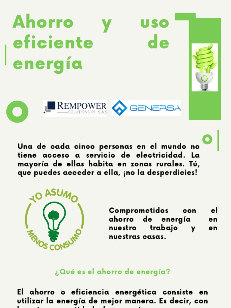 Ahorro y Eficiencia Energética en Casa | PDF | Uso eficiente de energía ...