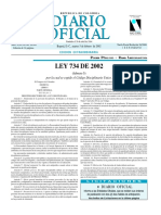Ley 734 de 2002 PDF