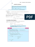 Grade 12 Mathematics Unit 1 - Sequences, Limits, Derivatives International School of Tallinn