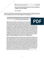 Taxa de variação da linha de costa e faixas de proteção nas áreas contíguas à desembocadura do rio Sergipe, Aracaju, Sergipe