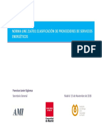 3 Norma UNE 216701 Clasificacion de Proveedores de Servicios Energeticos AMI Fenercom-2018