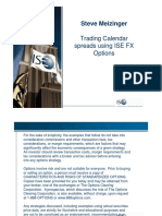 Calendar Spreads Using ISE FX Options