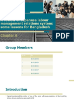 A Review of Japanese Labor-Management Relations System: Some Lessons For Bangladesh