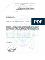 Carta Licenciada Clara Ines