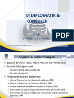 Hukum Diplomatik & Konsuler: Oleh: Dr. Anang Setiyawan