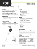 Datasheet tp65h035ws 650v Gan Fet 20190305 PDF