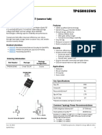 Datasheet tp65h035ws 650v Gan Fet 20190305 PDF
