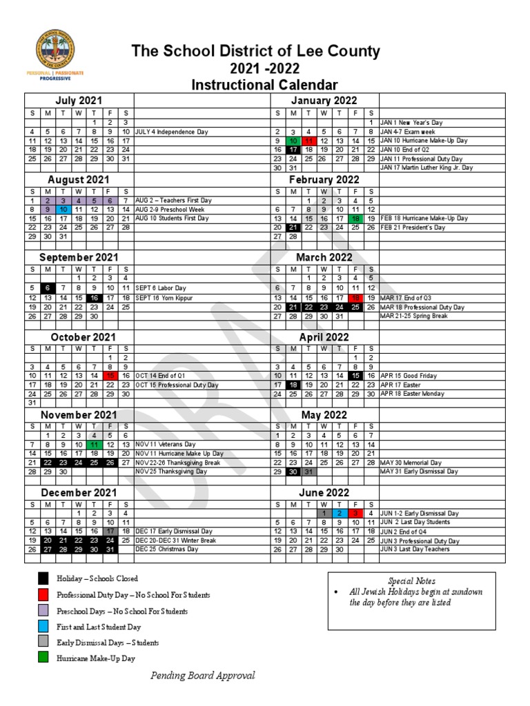 Fgcu Calendar 2022 2021-2022 Instructional Calendar | Pdf | Festival | Observances