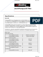 Cummins - Fleetguard Filter Specifications 018-024