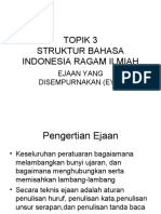 Topik 3 Bahasa Indonesia Ragam Bahasa Baku