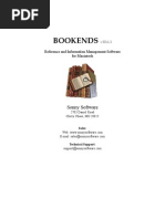 Download Bookends User Guide by qasim999 SN48482790 doc pdf