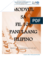 Fil 108 Panulaang Filipino Moyul 1
